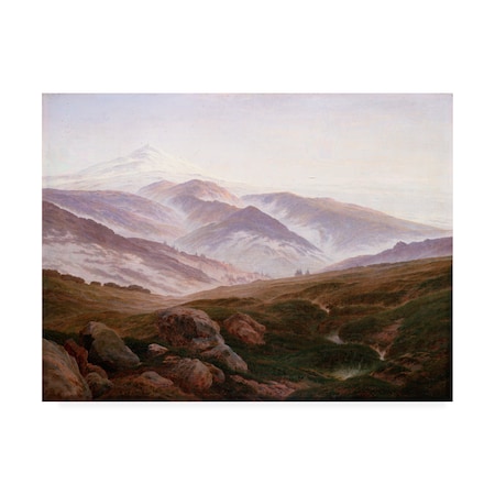 Friedrich 'The Giant Mountains' Canvas Art,24x32